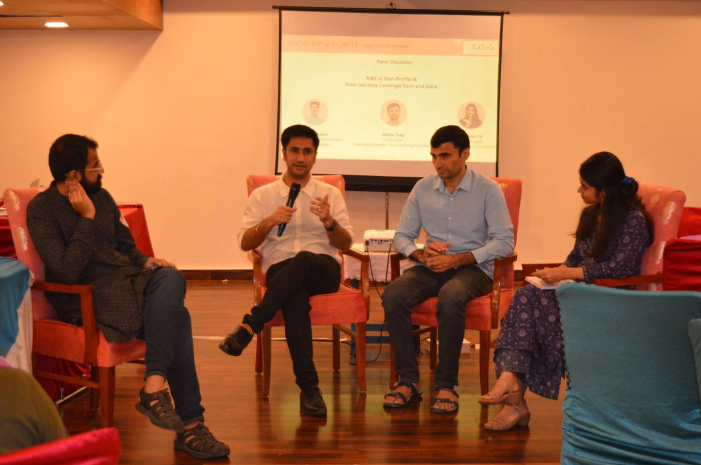 A panel discussion at Social Impact Circle