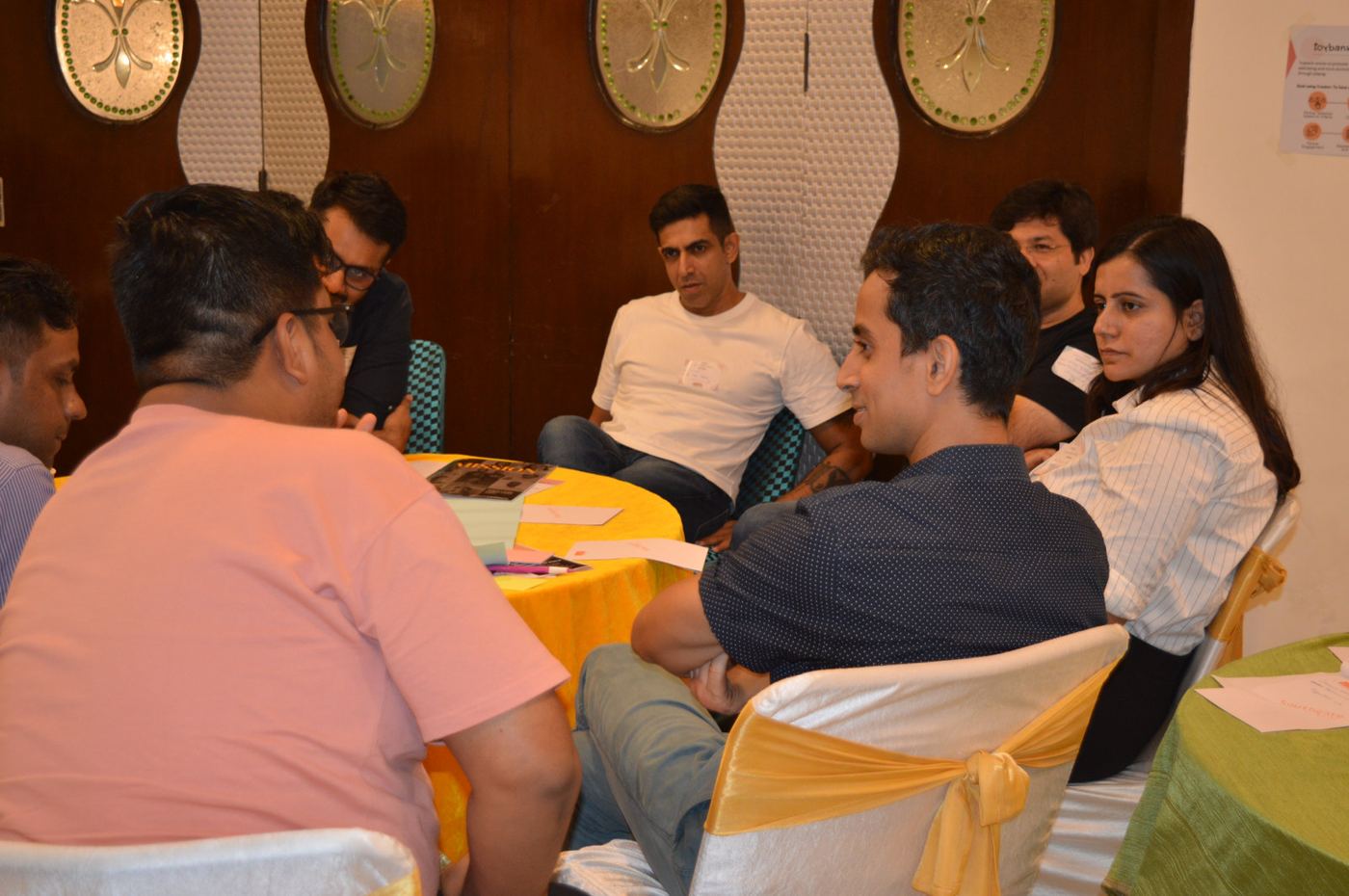 A table discussion at Social Impact Circle