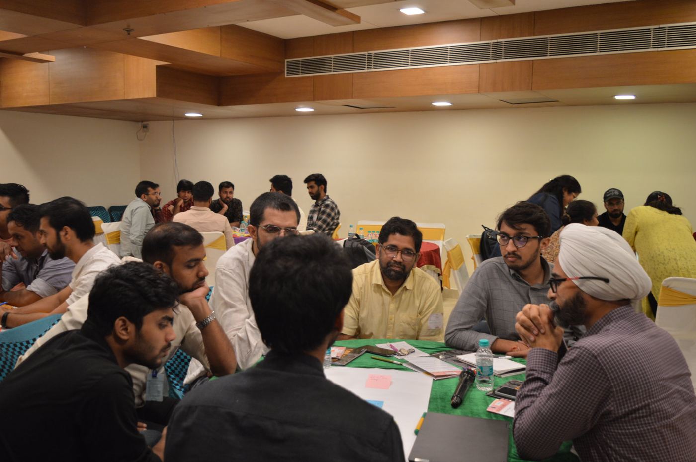 Participants in a workshop session