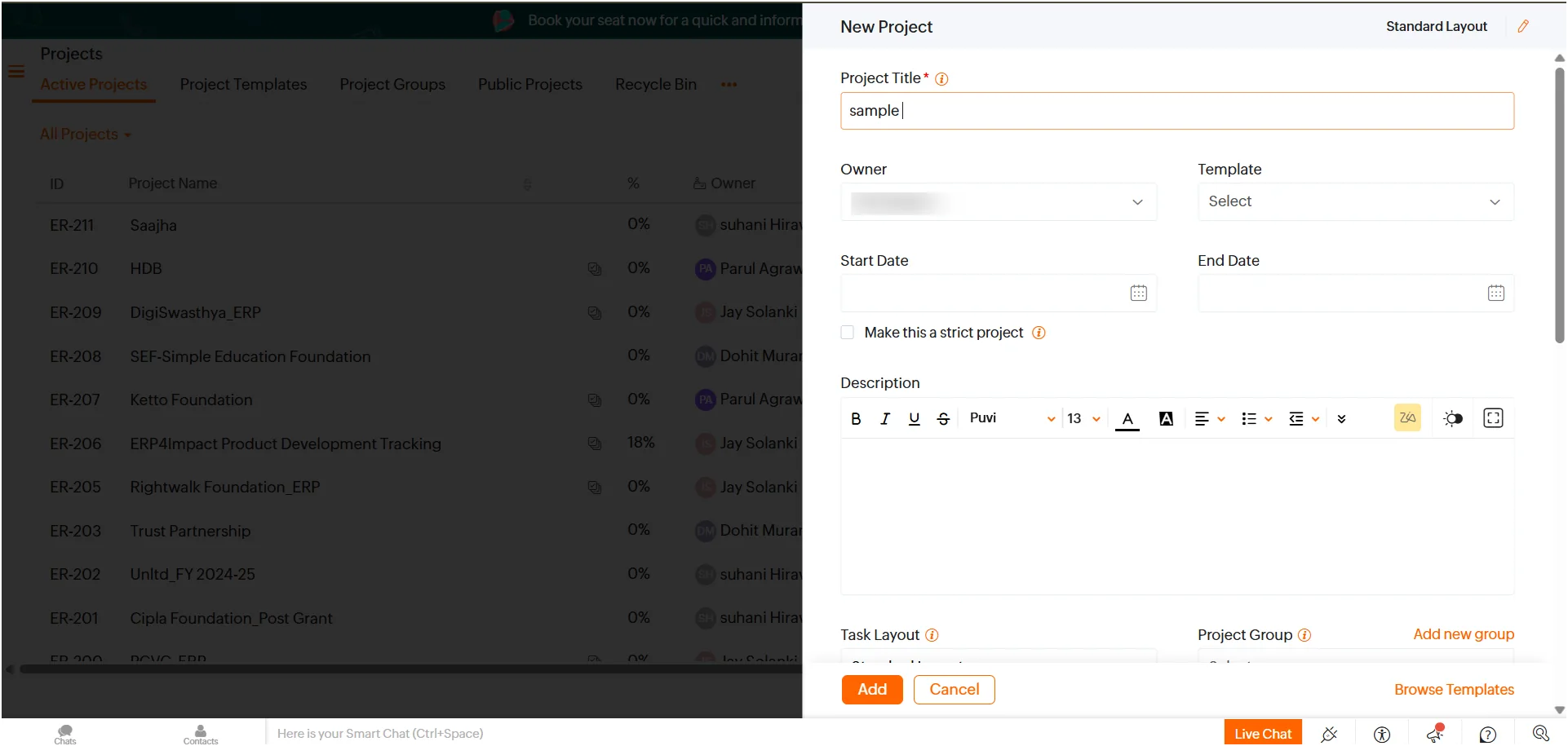 Picture 1.2 : Project setup