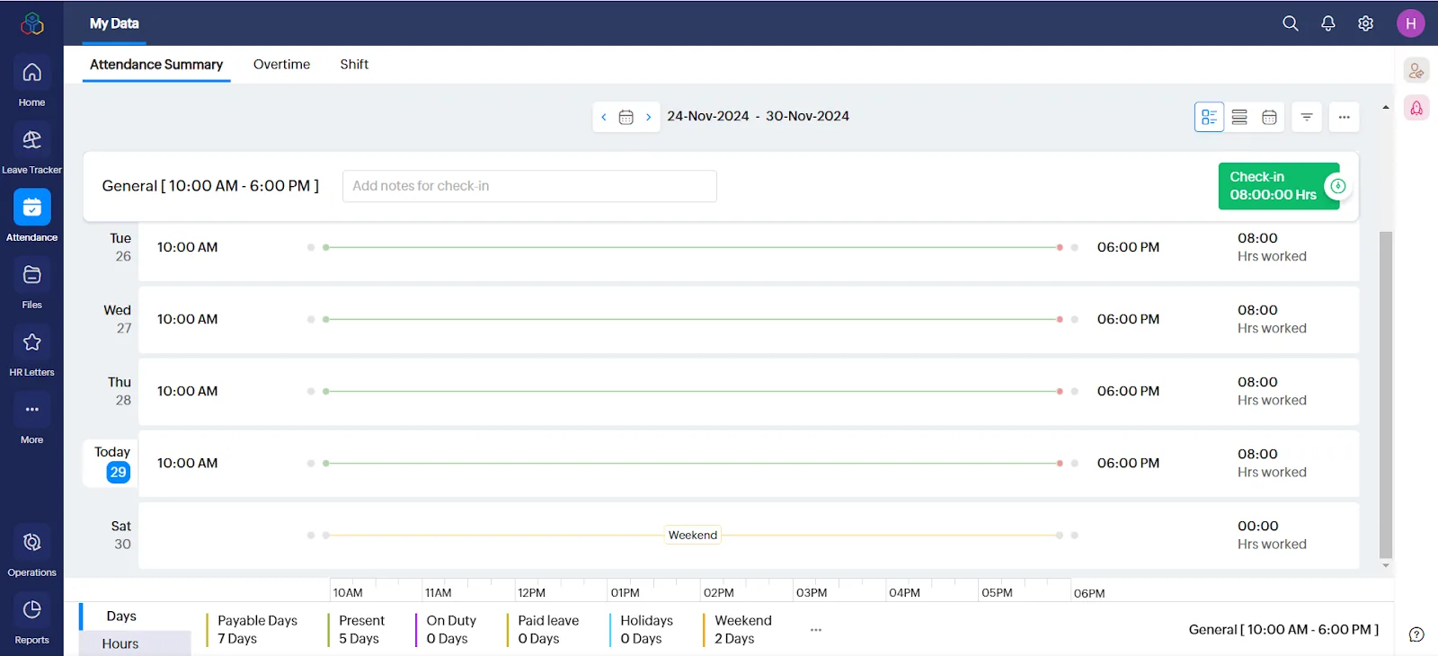 Attendance module