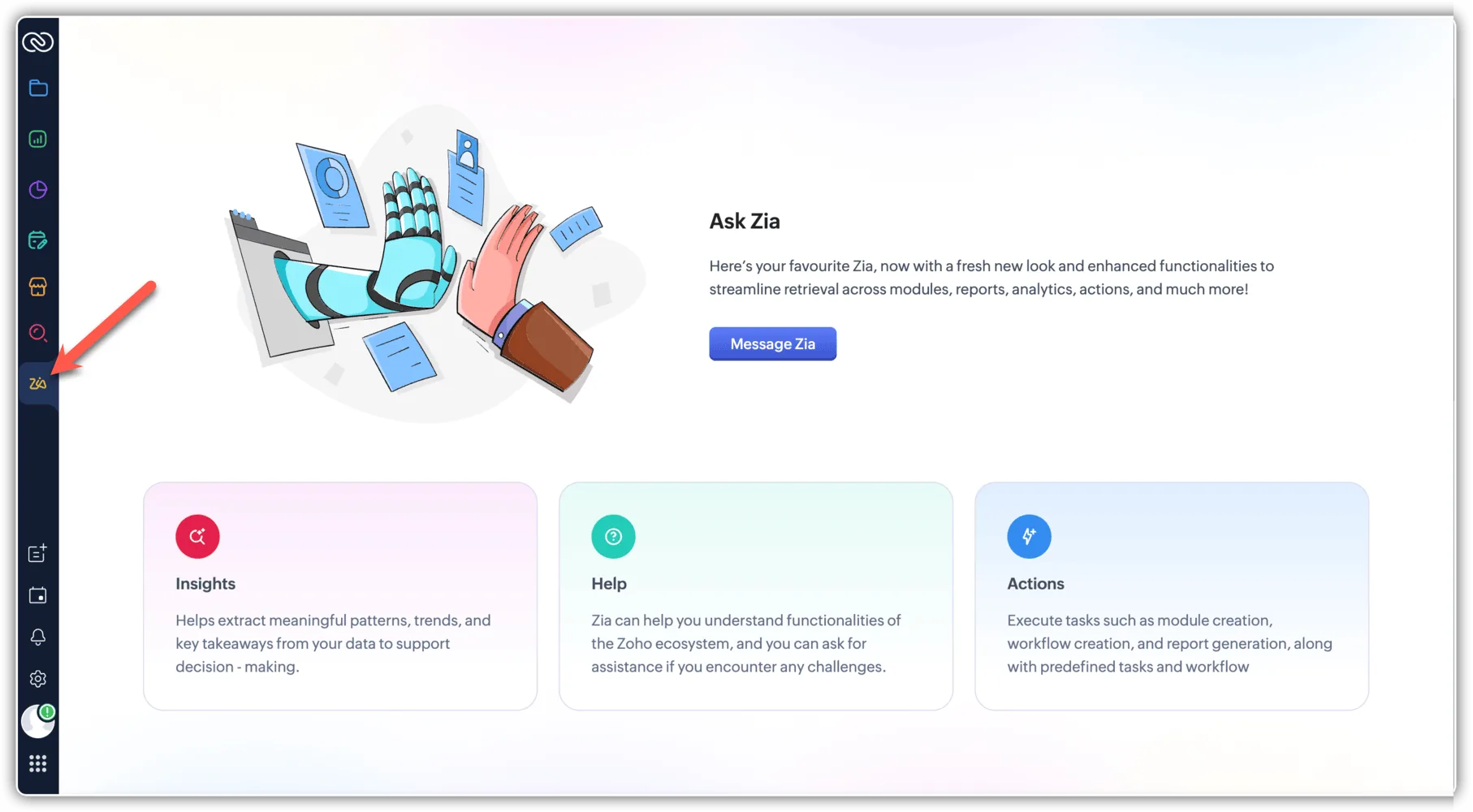 Figure 4: Zia Ai Assistant