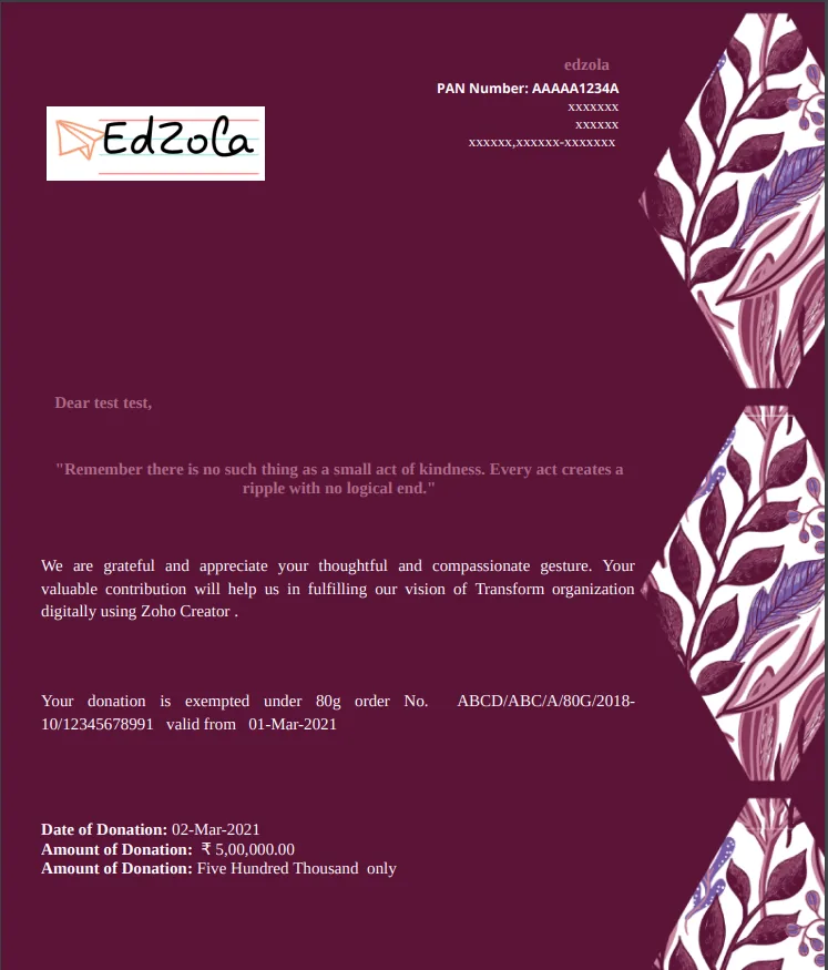 80G certificate