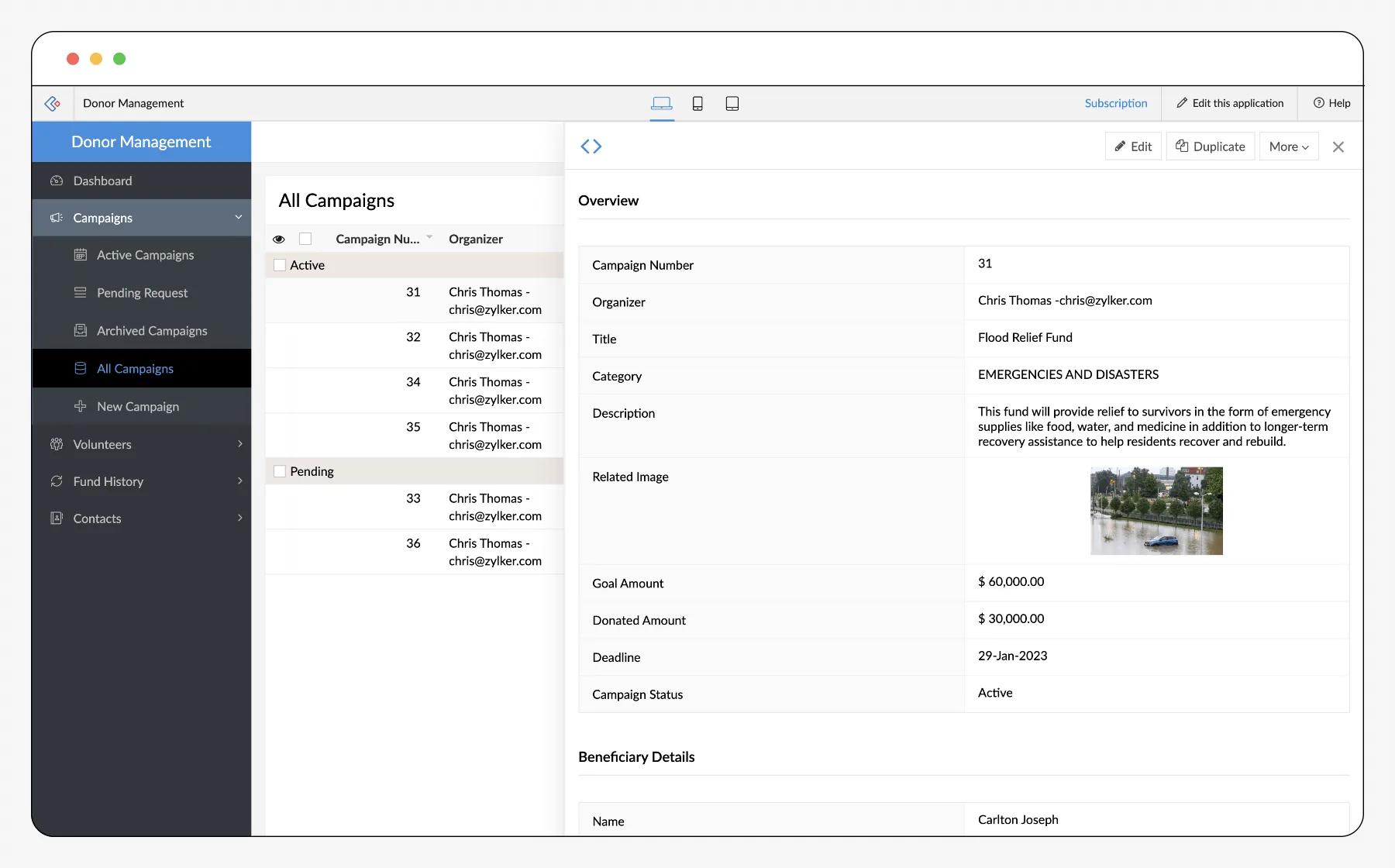 Comprehensive Campaign Management